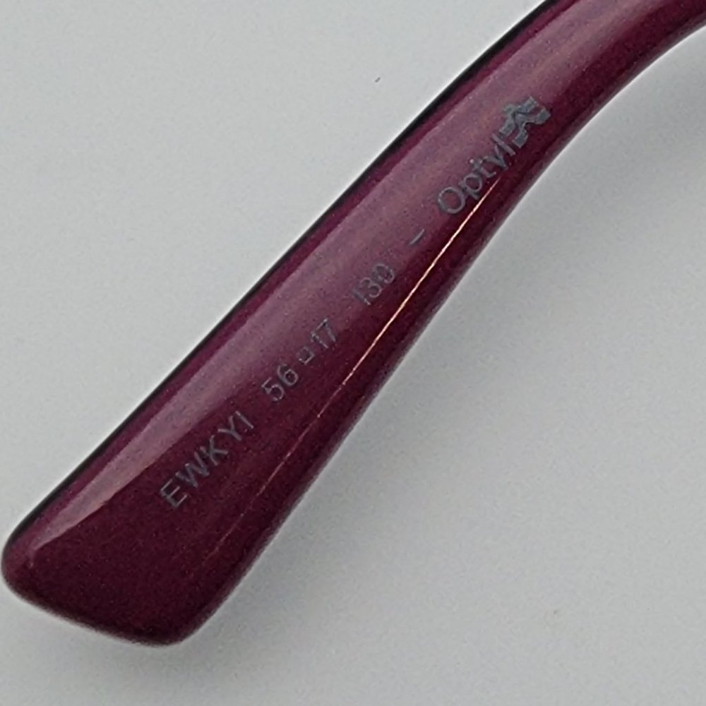 *SOLD* Christian Dior Diorissimo2N EWKYI Shiny Black Fuchsia Sunglasses FRAME - Picture 8 of 14